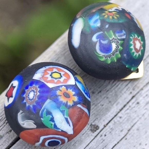 Vintage Jewelry - Vintage Murano Glass Earrings